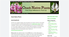 Desktop Screenshot of ozarknativeplants.com