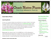 Tablet Screenshot of ozarknativeplants.com